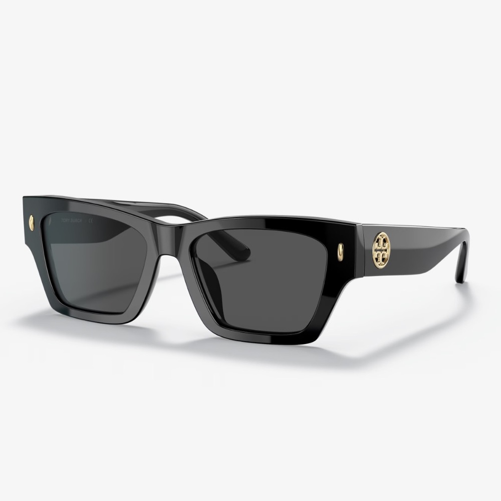 Tory Burch Black Sunglasses with Gold Accents